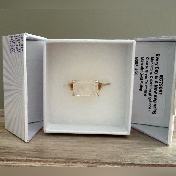 Bomb Party Mental Health Ring “Everyday Is A New Beginning” Size 7. Brand New! - Picture 5 of 8